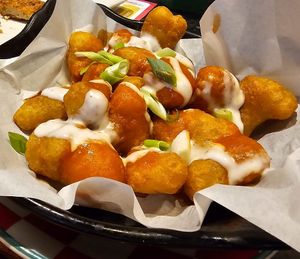 Buffalo cauliflower at Frankie & Benny's in Croydon