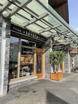 Pizza at The Bear Street Tavern in Banff