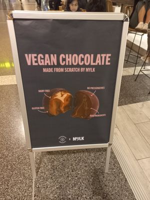 Sign at DOH - Evergreen Organics in Doha