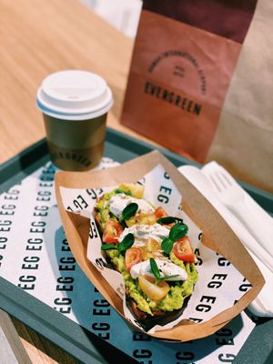 100% vegan cafe at Hamad International Airport  at DOH - Evergreen Organics in Doha