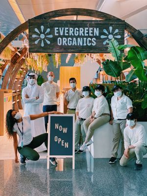 100% vegan cafe at Hamad International Airport  at DOH - Evergreen Organics in Doha