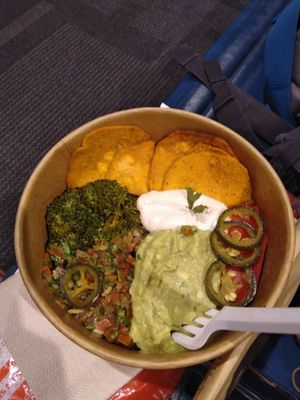 Mexican bowl at DOH - Evergreen Organics in Doha