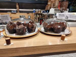 Fresh muffins at DOH - Evergreen Organics in Doha