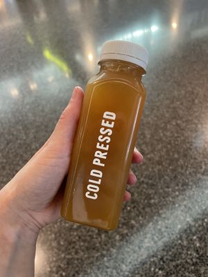 Fresh apple juice from Evergreen Organics, DOH airport  at DOH - Evergreen Organics in Doha