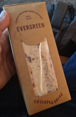 Sandwich at DOH - Evergreen Organics in Doha
