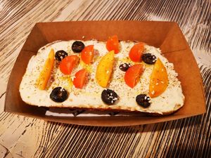 Labneh Toast at DOH - Evergreen Organics in Doha