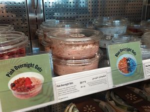 Brilliant idea of oats! at DOH - Evergreen Organics in Doha