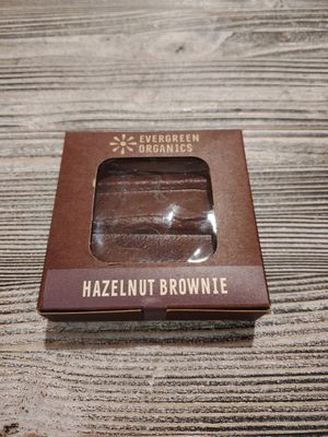 Hazelnut brownie at DOH - Evergreen Organics in Doha