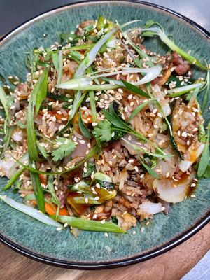 Beyond Basil Fried Rice at Down 2 Earth Plant Based Cuisine in Las Vegas