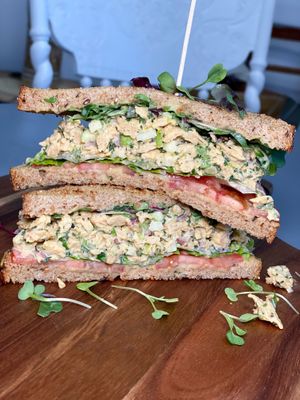 Chicken Salad Sandwich at Down 2 Earth Plant Based Cuisine in Las Vegas