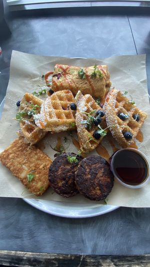 Breakfast Platterr  at Down 2 Earth Plant Based Cuisine in Las Vegas