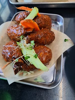 Buffalo 'wings' at Down 2 Earth Plant Based Cuisine in Las Vegas