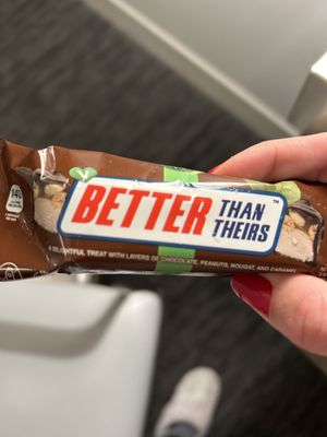 V snickers   at Down 2 Earth Plant Based Cuisine in Las Vegas