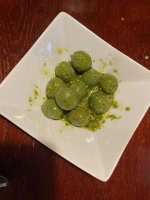 Pesto olives are my favorite    at Sprig and Vine in New Hope