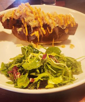 Carrot dog at Sprig and Vine in New Hope