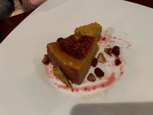 Kabocha Squash-Cashew Cheesecake Brûlée (2023) at Sprig and Vine in New Hope