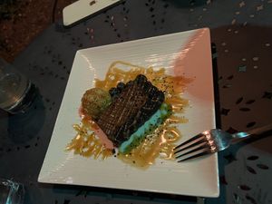 Chocolate Tahini Tart (2023) at Sprig and Vine in New Hope