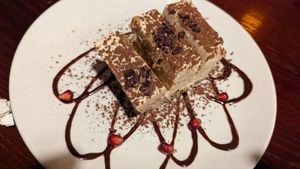 Tiramisu at Sprig and Vine in New Hope
