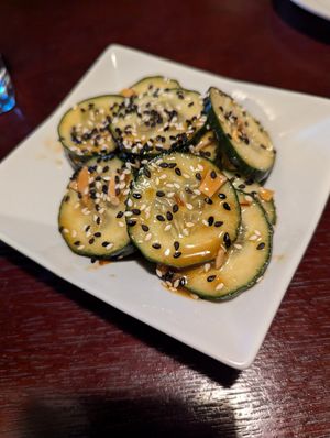 Cucumbers at Sprig and Vine in New Hope