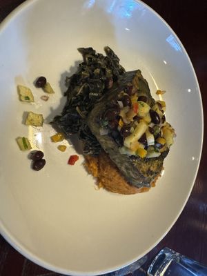 Jerk grilled tofu   at Sprig and Vine in New Hope