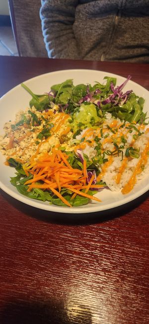 Breakfast burrito bowl at Sprig and Vine in New Hope