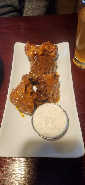 Maple miso wings at Sprig and Vine in New Hope