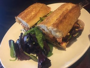 tempeh buffalo at Sprig and Vine in New Hope