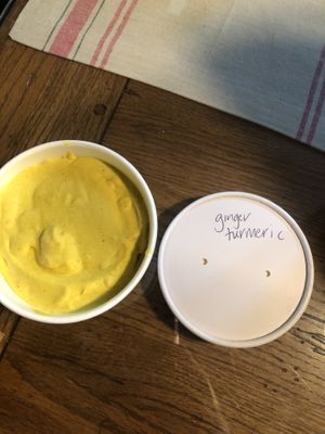 Ginger icecream  at Sprig and Vine in New Hope