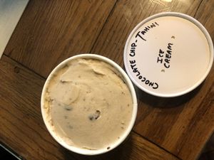 Chocolate chip ice cream at Sprig and Vine in New Hope