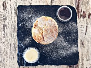 Vegan Scones  at Dragons Delight in Amsterdam