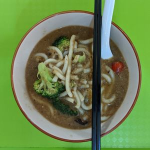 Mushroom udon at Tracy Juice Culture - Fortune Centre in Central Singapore