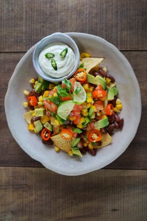 Nacho bowl at Kolma in Langkawi