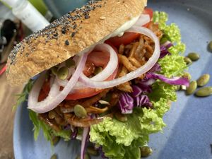 Mushroom Bagel at Kolma in Langkawi