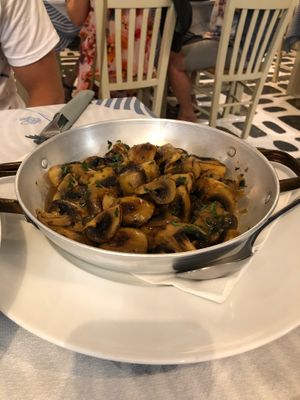 Wild Mushroom Sauté  at Naxian Capriccio in Naxos
