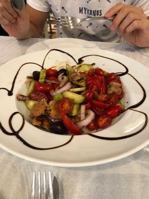 Naxian Salad at Naxian Capriccio in Naxos