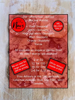 Menu! at NavsBakes in Swindon