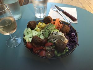 Falafel bowl  at Bistrot Steak House in Saint-remy-de-provence