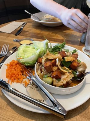 Tofu lettuce wrapps  at Moxie's in Moncton