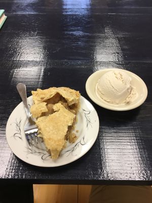 Apple pie a la mode! at Col's Kitchen in Concord