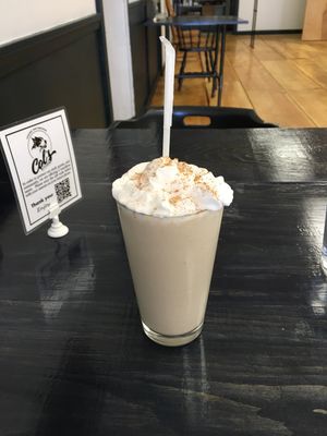 Apple pie shake!!? at Col's Kitchen in Concord