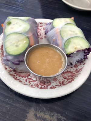 Summer rolls at Col's Kitchen in Concord