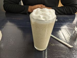 Pineapple upside-down cake shake at Col's Kitchen in Concord