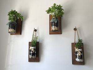The hanging herb garden at Col's Kitchen in Concord