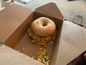 Take out tofu scramble sandwich- only at brunches! at Col's Kitchen in Concord