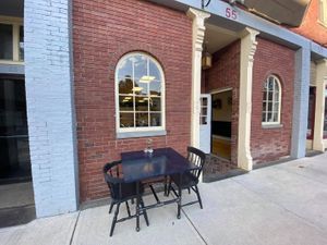 Outside seating at Col's Kitchen in Concord