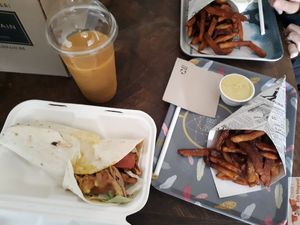 My menu at Vegan Escape in Bois-darcy