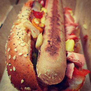 Hot-dog vitalité sans gluten at Vegan Escape in Bois-darcy