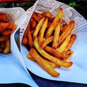 French fries at Vegan Escape in Bois-darcy