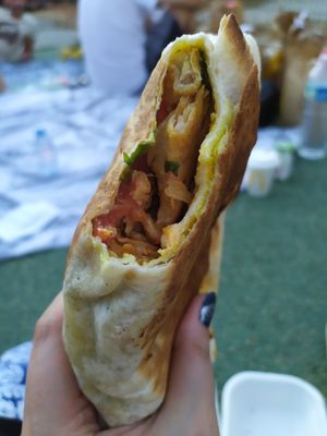 Vegan kebab at Vegan Escape in Bois-darcy