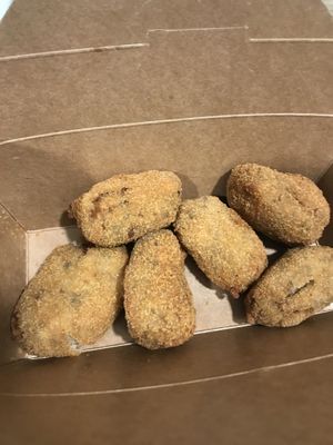 Shitake Croquetas at La Petita Vegana  in Barcelona